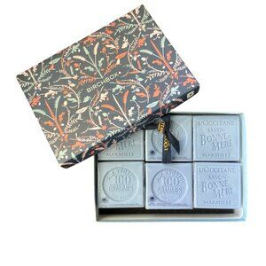 LOccitane Bonne Mère Marseille Lavender Soap Set Of 6 100g /3.5oz Each Boxed